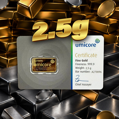 2.5g Gold or £200