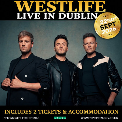 Westlife Live 3Arena Dublin 22Nd September 2026