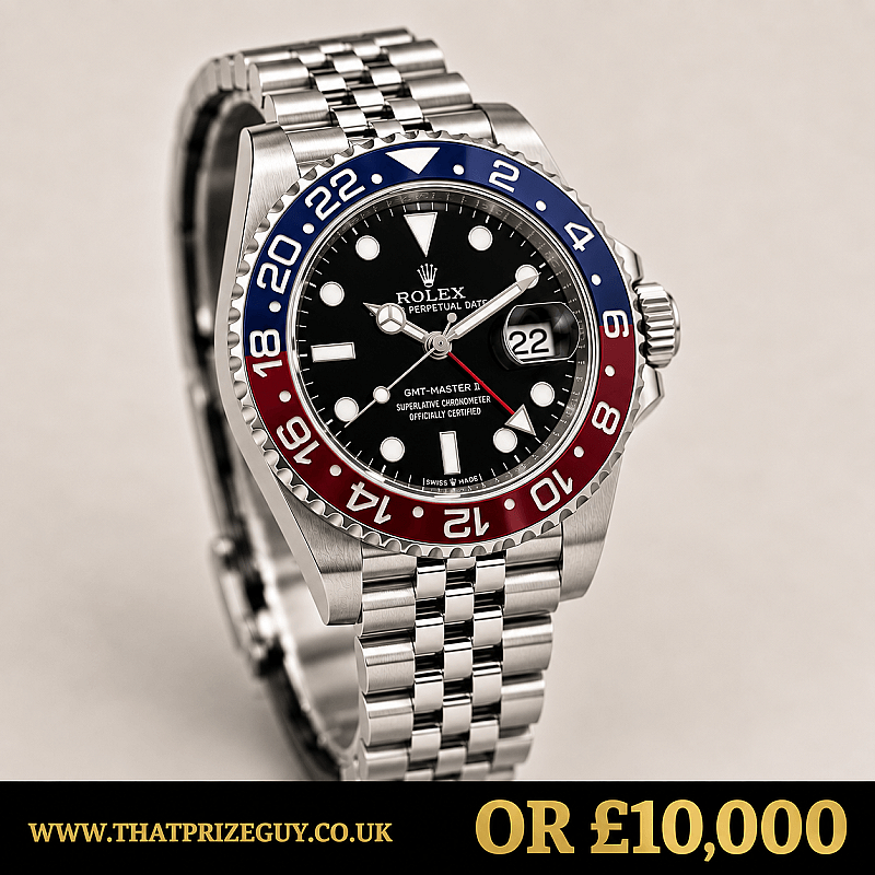 Rolex GMT Master 2 - Pepsi or £10,000 October