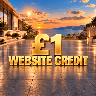 £1 Website Credit