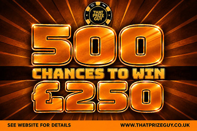 500 Chances to Win £250 Instantly - £500 End Prize