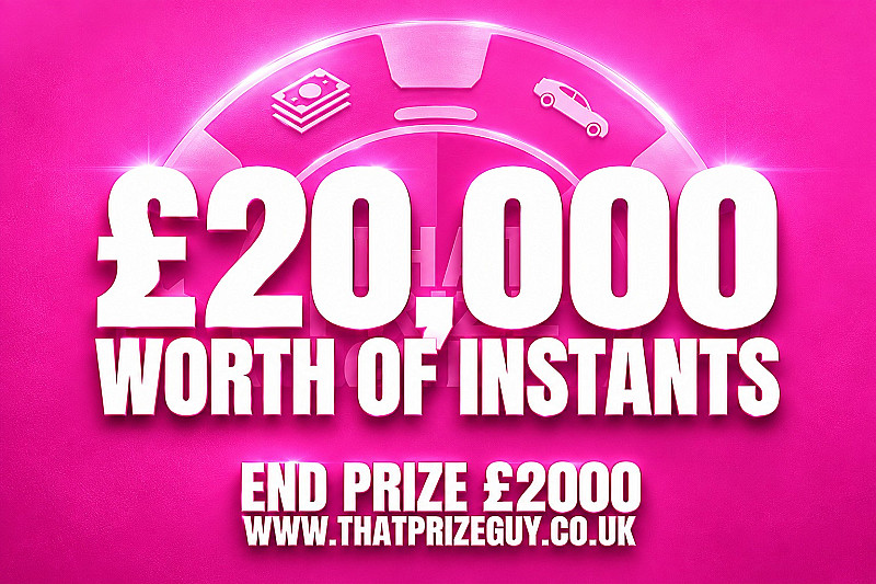 £2000 End Prize + £20k In Instant Wins - Sept #1