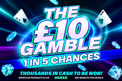 The £10 Gamble - 1 in 5 Chances - £500 End Prize - Sept #2
