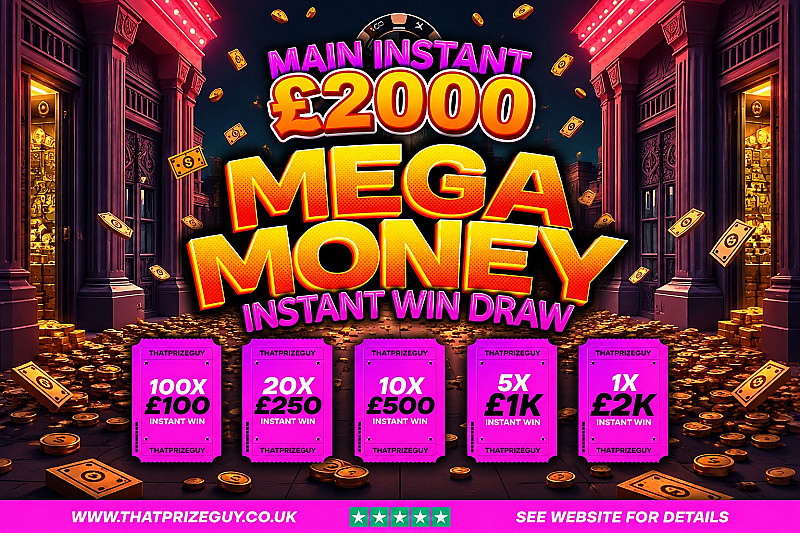 Mega Money Instant Win - £2000 End Prize - OCT #1