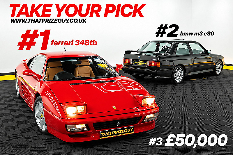 TAKE YOUR PICK - BMW M3 | FERRARI 348TB | £50,000