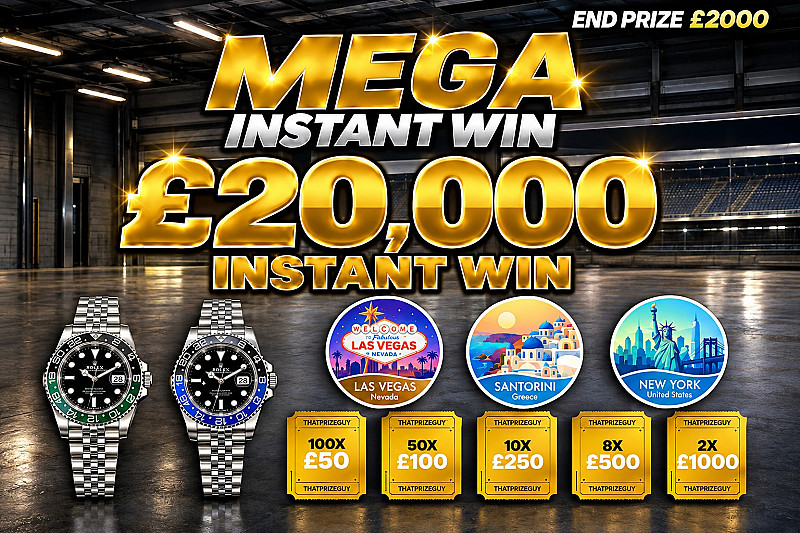 Mega Instant Win - £2000 End Prize - Sept #1
