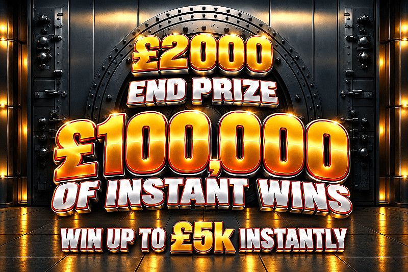 £2000 End Prize + £100k In Instant Wins - Sept #1