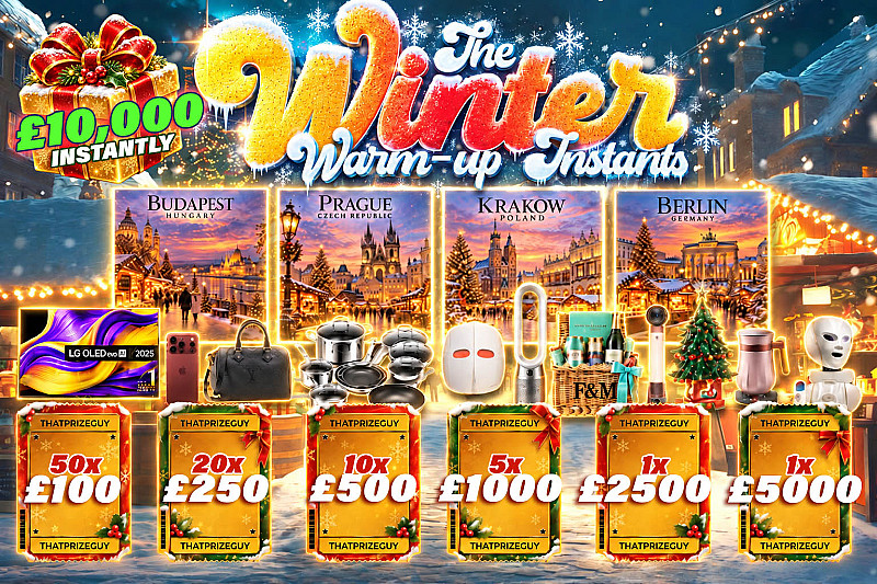 Winter Warm-Up Instant Win - £1000 End Prize