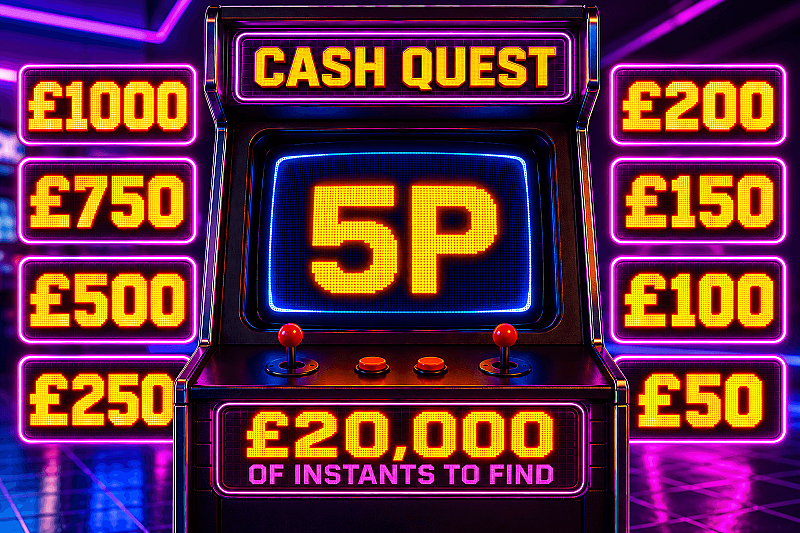 The 5p Cash Quest - £500 End Prize - Oct #1