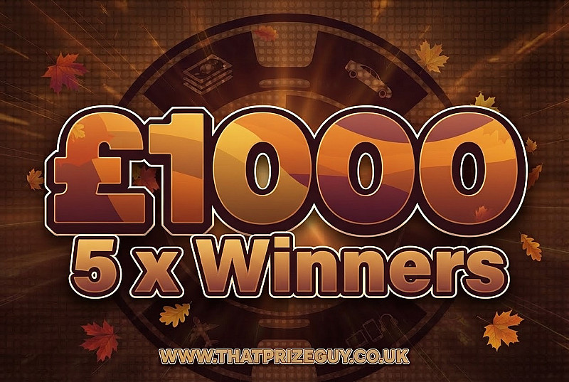 5 Winners of £1000! Oct #1