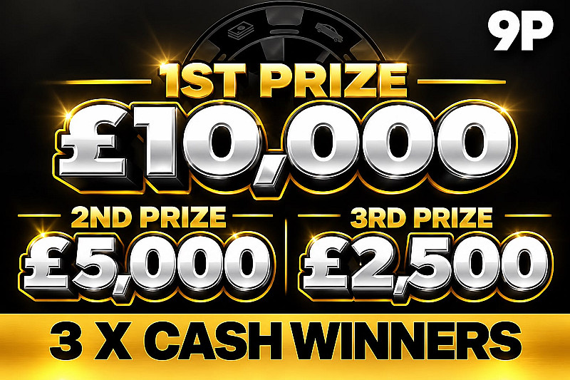 Multi Winner £10,000, £5000 & £2500 - Sept #1