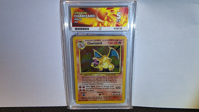 ACE 5 Charizard #4/102 • Base Set Unlimited or £300