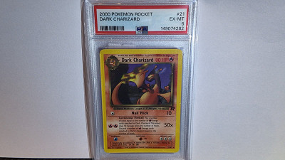 PSA 6 Dark Charizard #21/82 • Team Rocket or £55