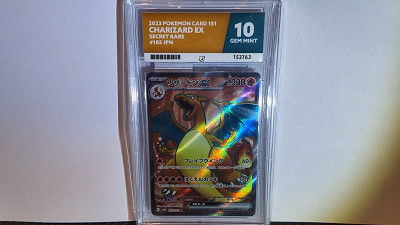 ACE10 Charizard ex #185/165 • Pokémon Card 151 or £50