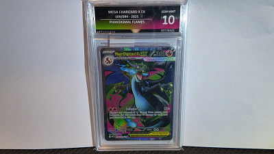 GetGraded 10 Mega Charizard X ex #109/094 • Phantasmal Flames or £40