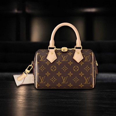Louis Vuitton Speedy Bandouliere Brown or £500