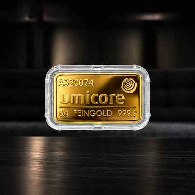 5g Gold Bar or £350