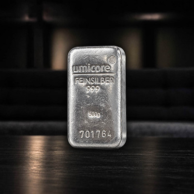 500g Silver Bar or £400