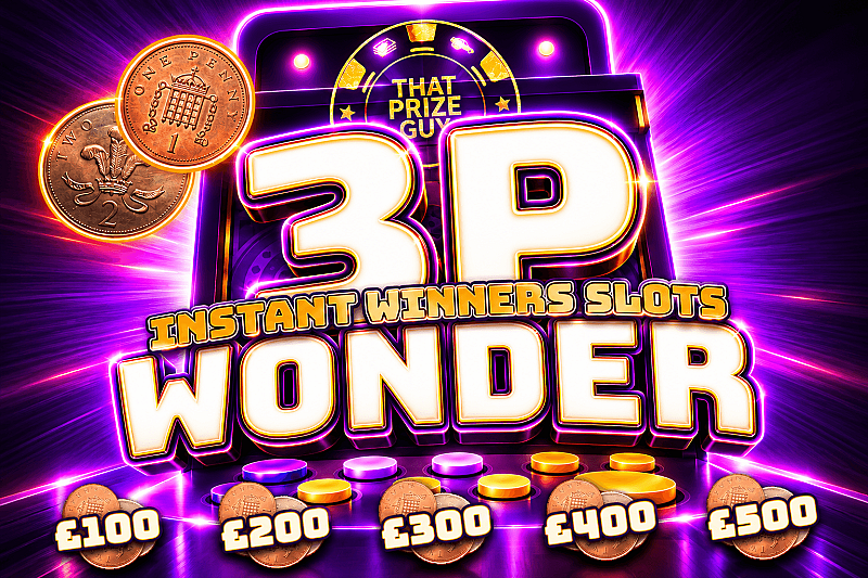 3p Wonder Instant Win - £500 End Prize - Nov #1