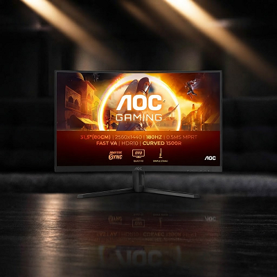 AOC QUAD 32' Curved VA LCD Gaming Monitor or £100