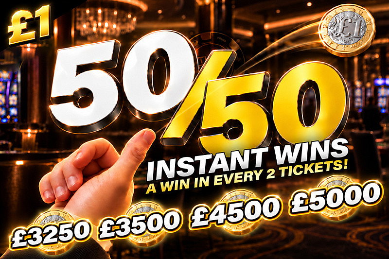 TPG 1 in 2 Instant Win - End Prize £500