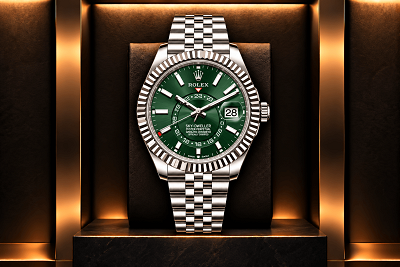 Rolex Sky Dweller Green or £15,000