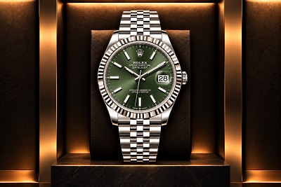 Rolex DateJust Green or £9000