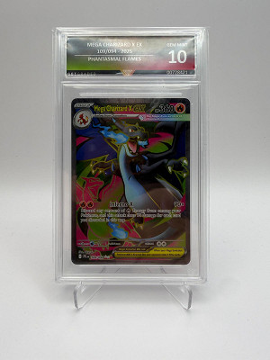 GetGraded 10 Mega Charizard X ex #109/094 • Phantasmal Flames or £40