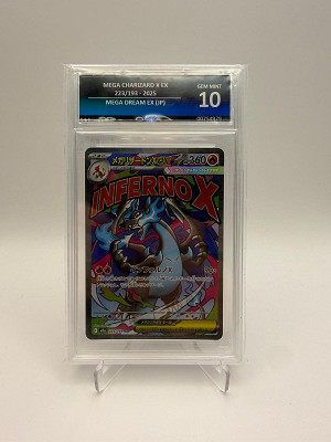 GETGRADED 10 Mega Charizard X ex #223/193 • MEGA Dream ex or £45