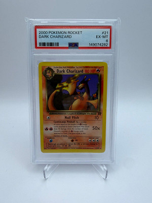 PSA 6 Dark Charizard #21/82 • Team Rocket or £55