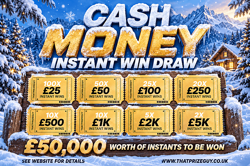 Cash Money £50k of Instants - £1000 End Prize - Nov #1