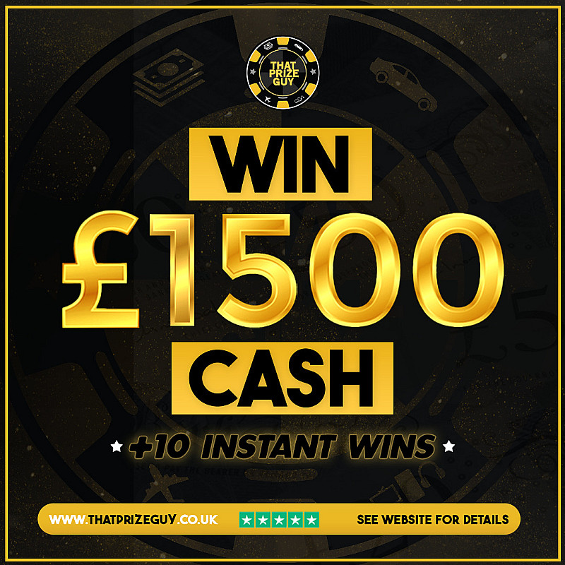 £1500 + 10 Instant Wins Sept #4 | That Prize Guy