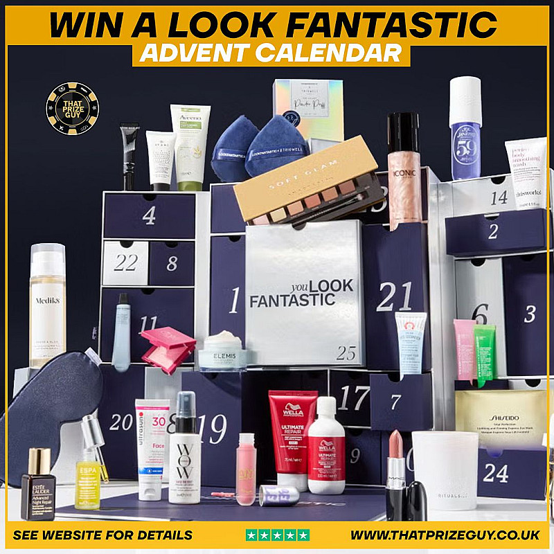 LOOK FANTASTIC ADVENT CALENDAR 1 That Prize Guy