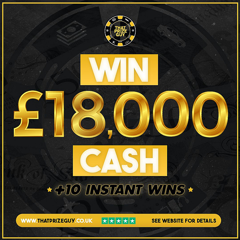 £18,000 + instant wins