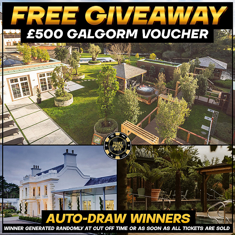 £500 Galgorm voucher FREE GIVEAWAY! 09/03