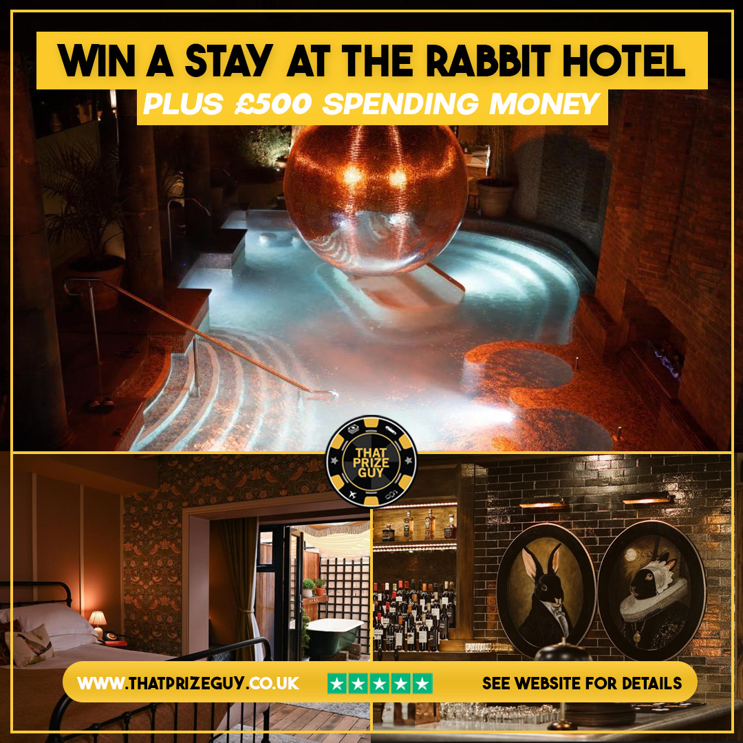 Stay at Rabbit Hotel + £500 Cash May #1 | That Prize Guy