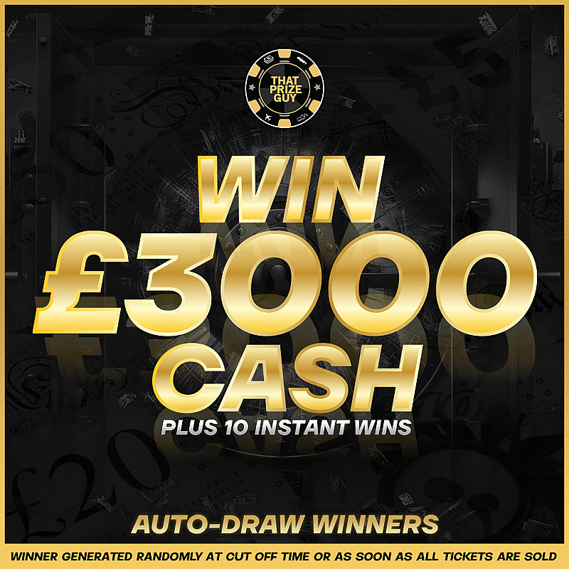 £3000 + Instant Wins For 25p 08/05
