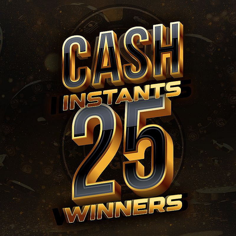 25 Cash Instant Winners - £1000 Main Prize - Auto July #2