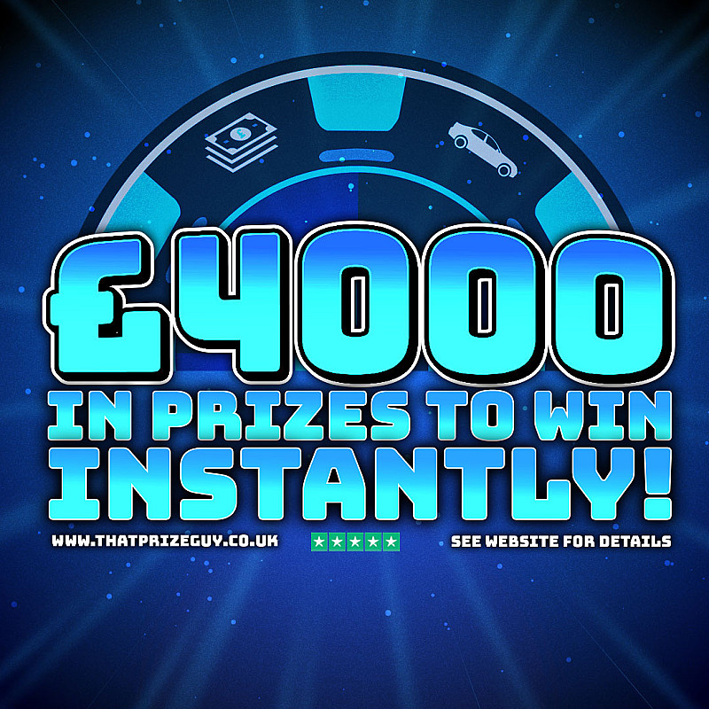 £4000 Worth Of Instant Wins- End Prize £500 - August #1