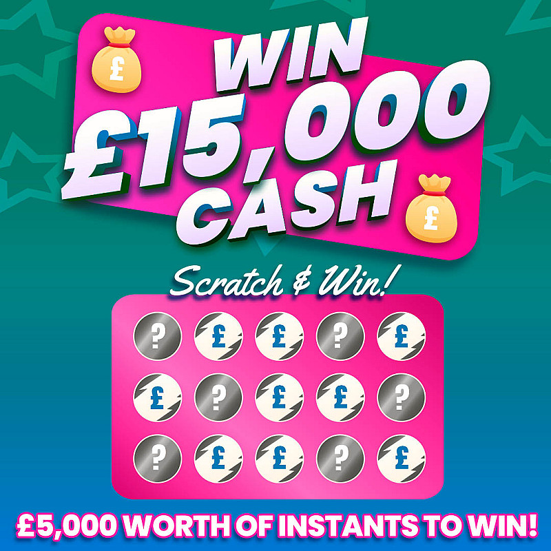 £15,000 + £5k Worth of Instant Wins - August #1
