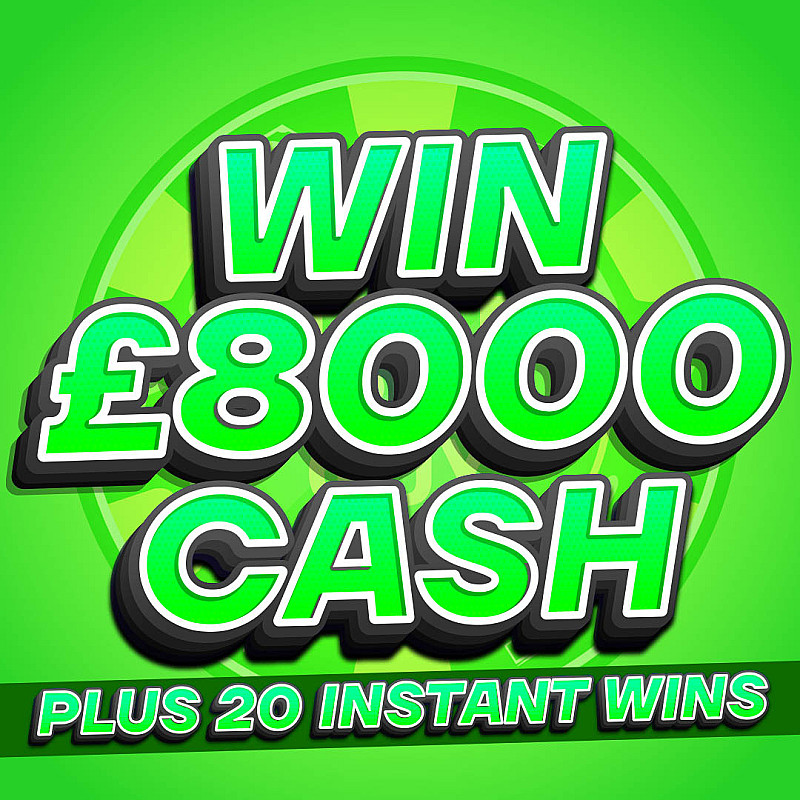 £8000 + 20 Instant Wins Auto - August #1