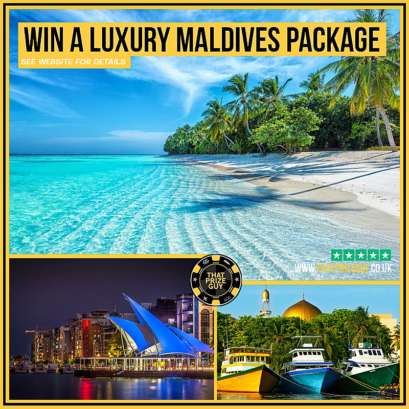 Maldives for 2 + £1500 - August #1