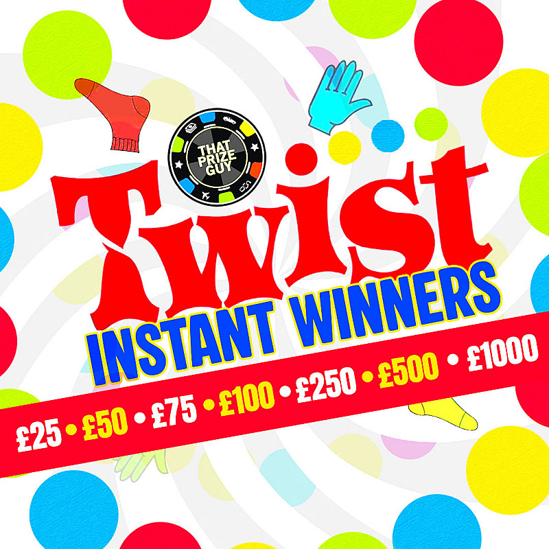 Twister Instant Win - £500 End Prize - August #1