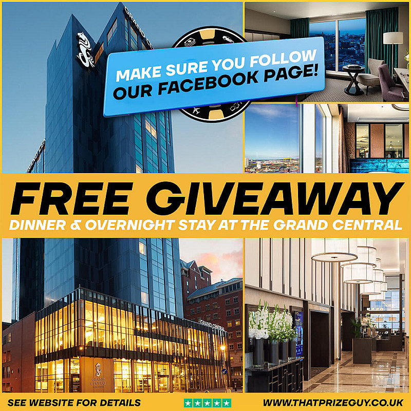 £500 Grand Central Hotel Voucher - FREE GIVEAWAY #1