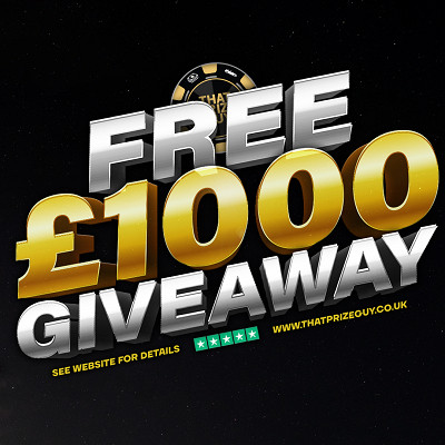 FREE £1000 GIVEAWAY -  4 winners of £250 #3