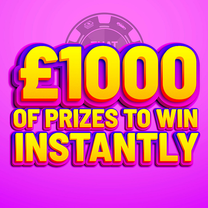 £1000 Worth Of Instant Wins - Main Prize £500 Aug #1
