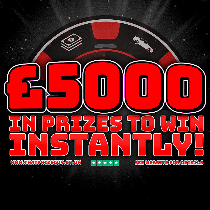 £5000 Worth of Instant wins - £500 Main Prize #3