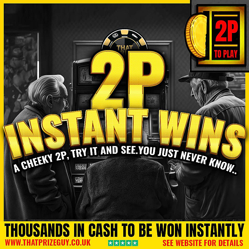 2p Instant Win - £500 End Prize #1