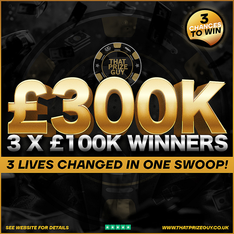 3 Winners of £100,000 September