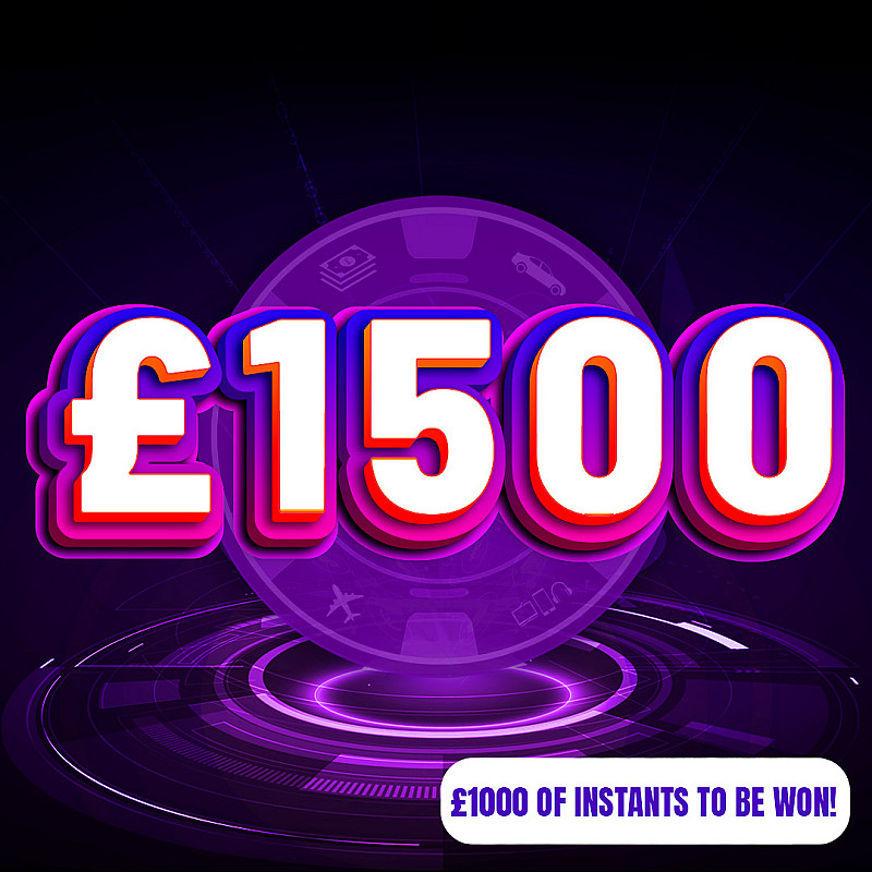 £1500 + £1000 Worth Of Instant Wins #1